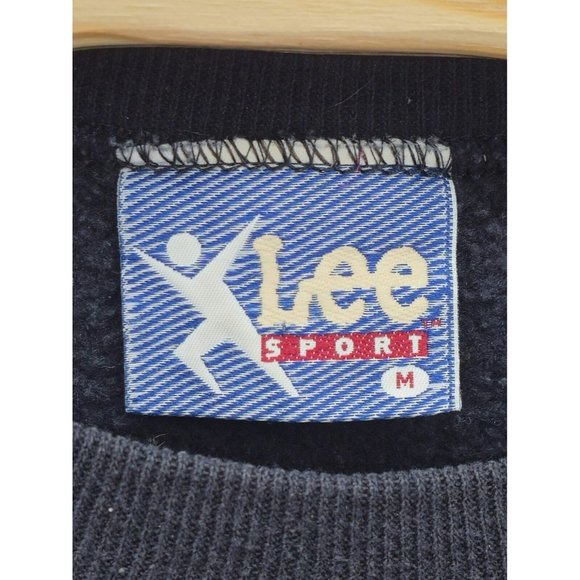 Lee Sport VTG NFL Pittsburgh Steelers Black Crewneck Sweatshirt 90s Football USA - Picture 8 of 13